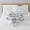 thumbnail image 6 of - King Sheets, Cotton Flannel Bedding Set, Brushed For Extra Softness, Cozy Home Decor (Dog Friends White, King), 6 of 10