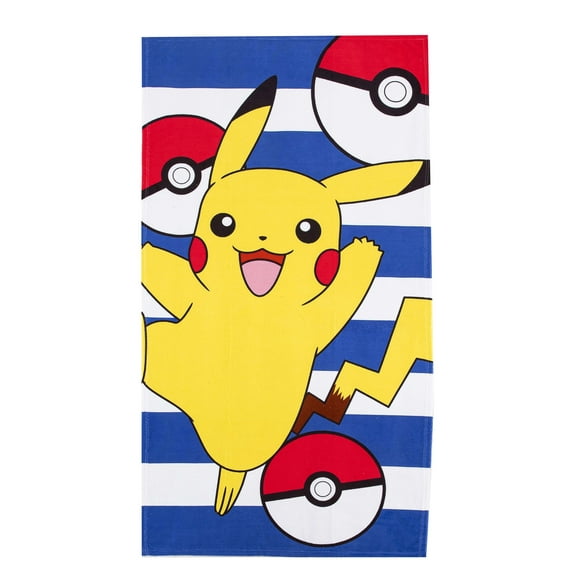 Pokemon Beach Pika 30in x 60in Beach Towel