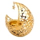 thumbnail image 5 of Candelera de Arte Golden Moon Shape Metal Románica Moderna Reduce de Estrés Velera de Arte, 5 of 7