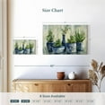 thumbnail image 3 of Elephant Stock Chinoiserie Plants Wall Art - Horizontal Canvas Wall Art - Living Room Wall Decor - Floral And Botanical Canvas - Blue And Green Decor By Silvia Vassileva - 12" x 8", 3 of 4