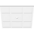 thumbnail image 2 of 30"OD x 2"ID x 10 1/2"C x 1"P Rubik Architectural Grade PVC Contemporary Ceiling Medallion, 2 of 11