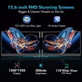 thumbnail image 4 of Monitor portátil IPS FHD Blackview DCM8 de 15,6" con doble pantalla, 4 of 8