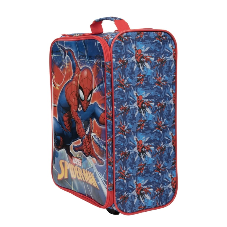 Bioworld 18 inch Marvel Spider-Man Spiderman Soft Sided Softside Kids'  Rolling Pilot Case Luggage - Walmart.com