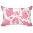 thumbnail image 3 of GZHJMY Pink Cow King Pillowcase Super Soft Cozy Plush Pillow Case with Zipper for Sofa Bed Couch, 20 x 40 Inch, 3 of 7