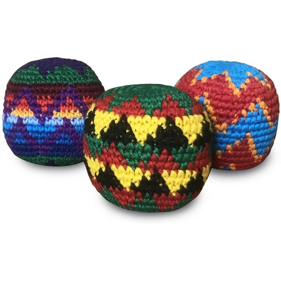 Dirtbag Footbag Crochet 3-Pack - Assorted Colors