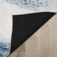 thumbnail image 3 of Well Woven Abstract Tokyo Modern Retro Marble Flat-Weave Blue 7'7" x 9'10" Area Rug, 3 of 7