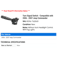 thumbnail image 2 of Turn Signal Switch - Compatible with 2006 - 2007 Jeep Commander, 2 of 2