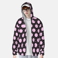 thumbnail image 2 of Fotbe Pink Groovy Disco Ball Chaqueta con Protección Solar UPF 50+ para Hombre y Mujer, Camisa con Capucha y Bolsillos-Medium, 2 of 7