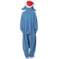 thumbnail image 6 of Disney Lilo & Stitch Hooded Kigurumi Women's Stitch Christmas Santa Hat Fleece Costume One Piece Pajama Hooded Union Suit, 6 of 6