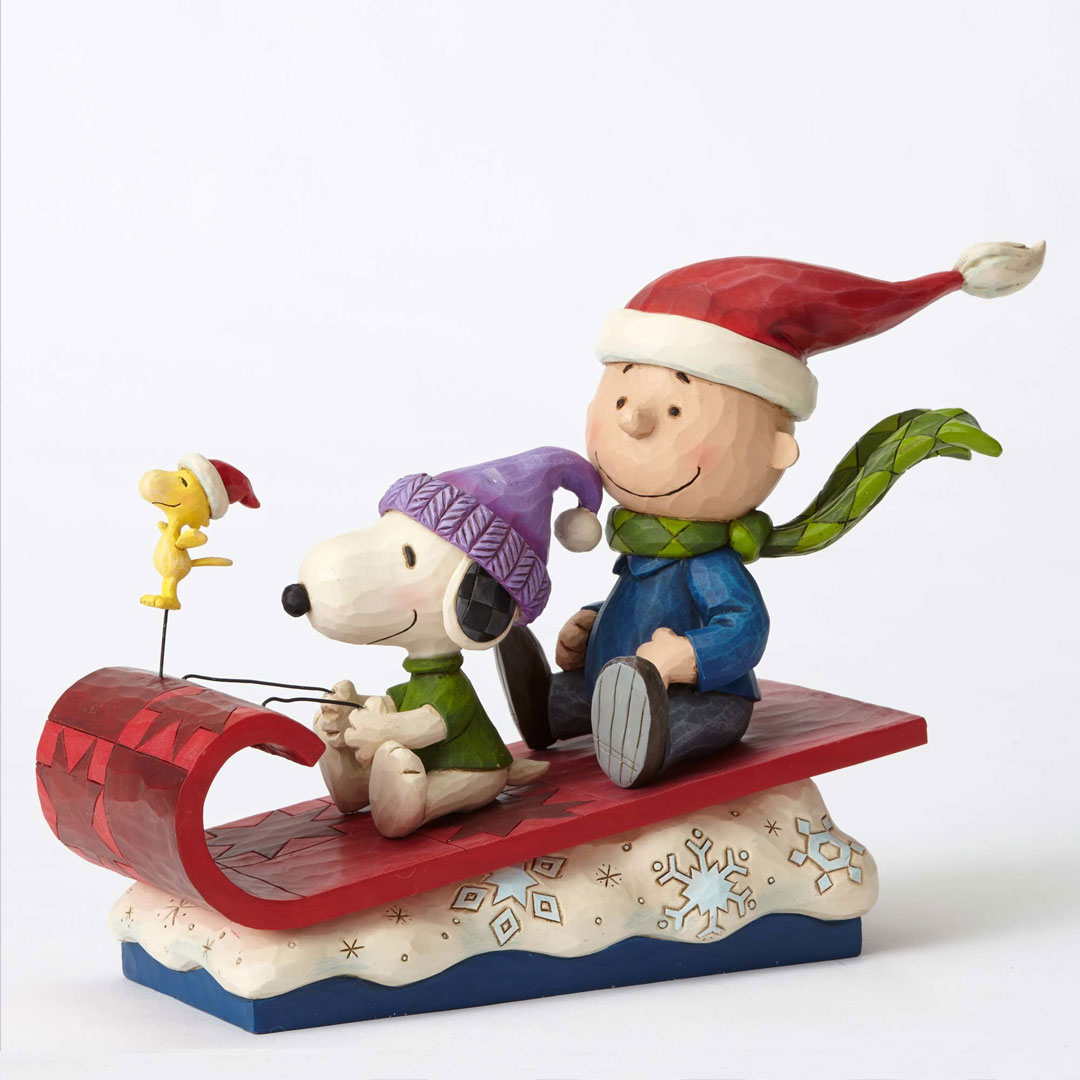 Peanuts by Jim Shore Hallmark Exclusive CB, S Figurine