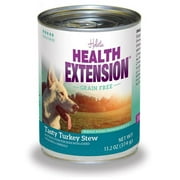 Health Extension Grain Free Tasty Turkey Stew Wet Dog Food, 13.2-ounces