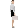 thumbnail image 5 of MOSISO Laptop Sleeve Briefcase for MacBook Air 13 M3 A3113 M2 A2681 M1 A2337 A2179 A1932/Pro 13 M2 M1 A2338 A2251 A2289 A2159 A1989 A1706 A1708, Polyester Notebook Case Bag, Stone Gray, 5 of 5