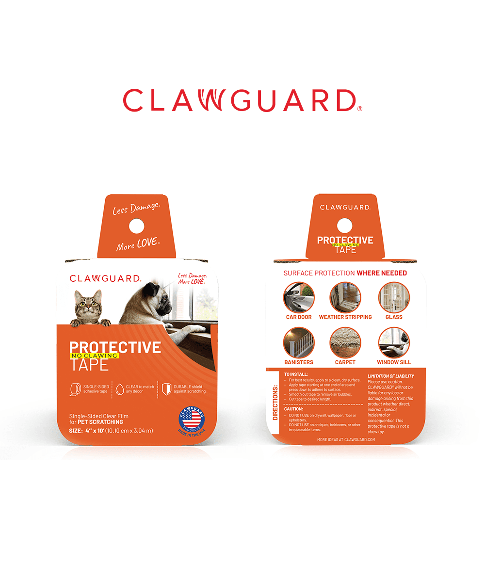 Clear Furniture Guard CLAWGUARD Clear Protection Tape For Pets - 4in X ...