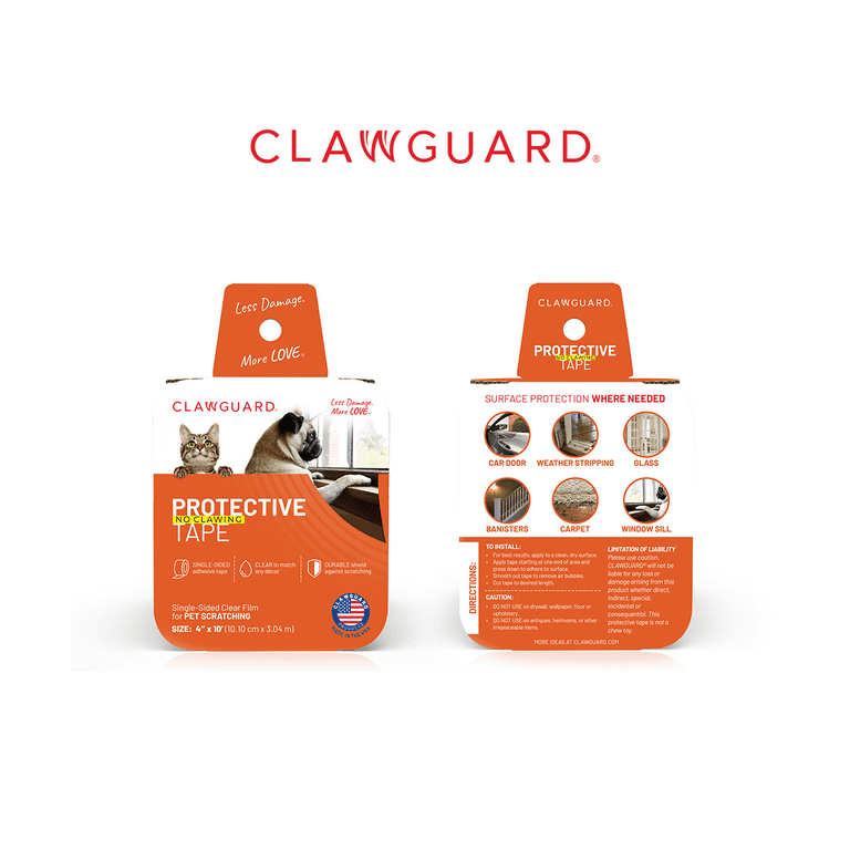 CLAWGUARD Edge and Countertop Protector from Dog Scratching Counter Easy Clean Install Paw Barrier 29.5 x 2.25 in
