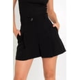 thumbnail image 2 of Short Corto De Tiro Alto Fit Recto Con Pinzas High Street, 2 of 5