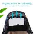 thumbnail image 4 of Owl Sherpa Fabric Dog Bag 900D Oxford Cloth Pet Carrier with Nylon Webbing - 17x10x11.8 Inches, 4 of 7