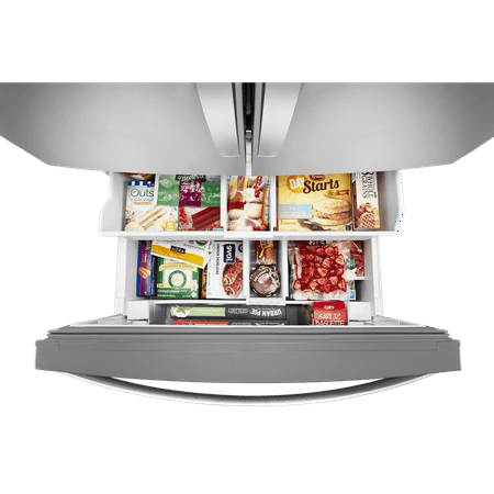 Whirlpool - 26.8 Cu. Ft. French Door Refrigerator - Stainless Steel