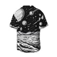 thumbnail image 2 of Fotbe Cosmic Landscape Celestial Art print Short Sleeve Button Down Shirts for Men Casual Summer Beach Wrinkle Free Shirt-Medium, 2 of 7