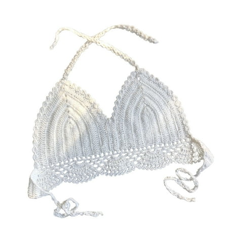 

Knit Bikini Underwear Sexy Underwear for Woman Lady Female (White Size: M)