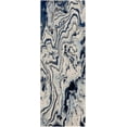 thumbnail image 6 of BoutiqueRugs Glendon Traditional Medium Pile Marble Area Area Rug - Blue, Charcoal, Teal - 2' x 2'11", 6 of 13