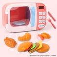 thumbnail image 4 of Kitchen Electric Microwave Toy, Rotation Simulation Small Appliance Timing Fun Play House Cooking Interactive Toy Gifts (Without Battery), 4 of 5