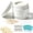 White, variant on Charmonic Nose Wax Kit, 120g Nose Hair Wax Kit for Men & Women, Painless Nose Hair Removal with USB Fast Heat, Smart Constant Temp, 40 Applicators, Wooden Sticks, After-Wax Wipes and Moustache Guards