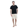 thumbnail image 2 of George Men's Knit Jam Sleep Shorts, 2-Pack, Sizes S-2XL, 2 of 8