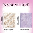 thumbnail image 3 of GQDIN Floral Wrapping Paper Mini Roll 16.5in x 22.8in Pink White Flowers Gift Wrap Paper for Birthday Wedding Baby Shower Party Wrapping Supplies, DIY Craft Decoration for Special Occasions, 3 of 9