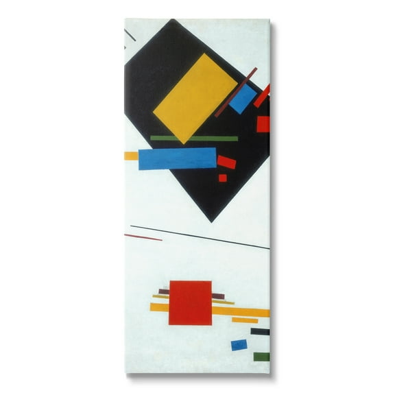 Stupell Industries Suprametism Abstract Kazimir Malevich Classic Painting Painting Gallery Wrapped Canvas Print Wall Art, Design by one1000paintings