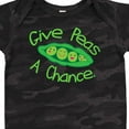 thumbnail image 4 of Inktastic Give Peas a Chance. Boys or Girls Baby Bodysuit, 4 of 5