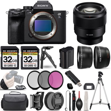 Sony a7S III Mirrorless Camera+85mm f/1.8 Lens +3 PC Filter +64GB