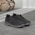 thumbnail image 2 of Skechers Walking Shoes for Men Go Walk Arch Fit - Idyllic Casual Sneakers Breathable Mesh Cushioning Lightweight Traction Outsole, 2 of 7