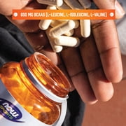 NOW Sports Nutrition, Branched Chain Amino Acids, With Leucine, Isoleucine and Valine, 240 Veg Capsules