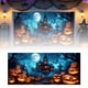 thumbnail image 1 of Banderas Decorativas De Halloween Para Garaje, Exterior E Interior, Artículos Para Fiestas, Letrero Decorativo Con Temática De Calabazas Y Murciélagos Terroríficos, 1 of 6