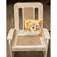 thumbnail image 2 of Carolines Treasures BB9929PW1818 Morkie Fall Fabric Decorative Pillow  18H x18W multicolor, 2 of 2