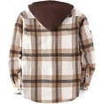 thumbnail image 2 of Alex Vando Mens Button Down Shirts Regular Fit Long Sleeve Casual Plaid Flannel Shirt, 2 of 6