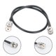 thumbnail image 4 of Adaptador BNC hembra a UHF de latón niquelado con cable flexible resistente a los rayos UV y revestimiento de PVC reforzado, 4 of 8