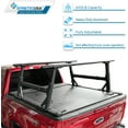 thumbnail image 2 of Syneticusa Automatic Retract Hard Pro Tonneau Cover+Rack kit for 2004-2024 F-150 5.6ft Bed, 2 of 8