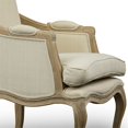 thumbnail image 5 of Baxton Studio Nivernais Chaise d'Appoint Beige et Naturel, 5 of 5