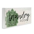 thumbnail image 3 of Stupell Industries Laundry Room Green Succulent Soft Textured Paper Look, 13 x 30,Design by Jessica Mundo, 3 of 5