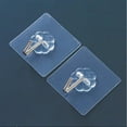 thumbnail image 3 of Wall Hook Clear Resusable Seamless No Scratch Waterproof Multi-Purpose Hooks, 3 of 6