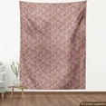 thumbnail image 4 of Ethnic Fabric by the Yard Upholstery, Traditional Ornaments and Floral Motifs on Squares in Geometric Design Mosaic Art, Decorative Fabric for DIY and Home Accents, Multicolor by Ambesonne, 4 of 5