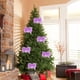 thumbnail image 3 of Decoraciones Del Árbol de Navidad: Decoraciones de Fiesta de Bricolaje con Arco de Navidad de Pelo Largo, 3 of 5