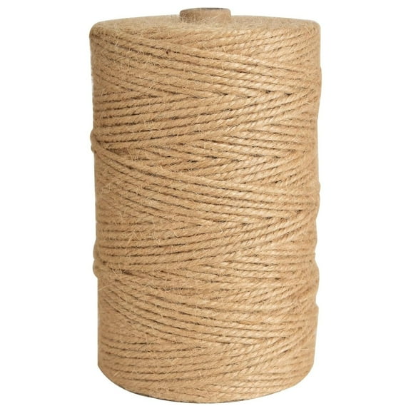 656ft Jute String,3mm Decoration Hemp Twine String,Sturdy Rope for Artworks,Gift Packing,Wedding Decoration,Gardening,DIY Crafting