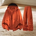 thumbnail image 5 of Maqroz Y2K Clothing Two Piece Sets Long Sleeve Hooded Zip Up Windbreaker Jacket Baggy Parachute Cargo Pants Multi Pockets Casual Streetwear Matching Outfits, 5 of 5