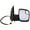 Paint to match, variant on For Ford E-350 Super Duty 2010-2017 Door Mirror Passenger Side | Non-Heated | Power Glass | Textured Black | Manual Folding | With Top Spot Mirror | Standard Type | For FO1321396 | AC2Z17682AA