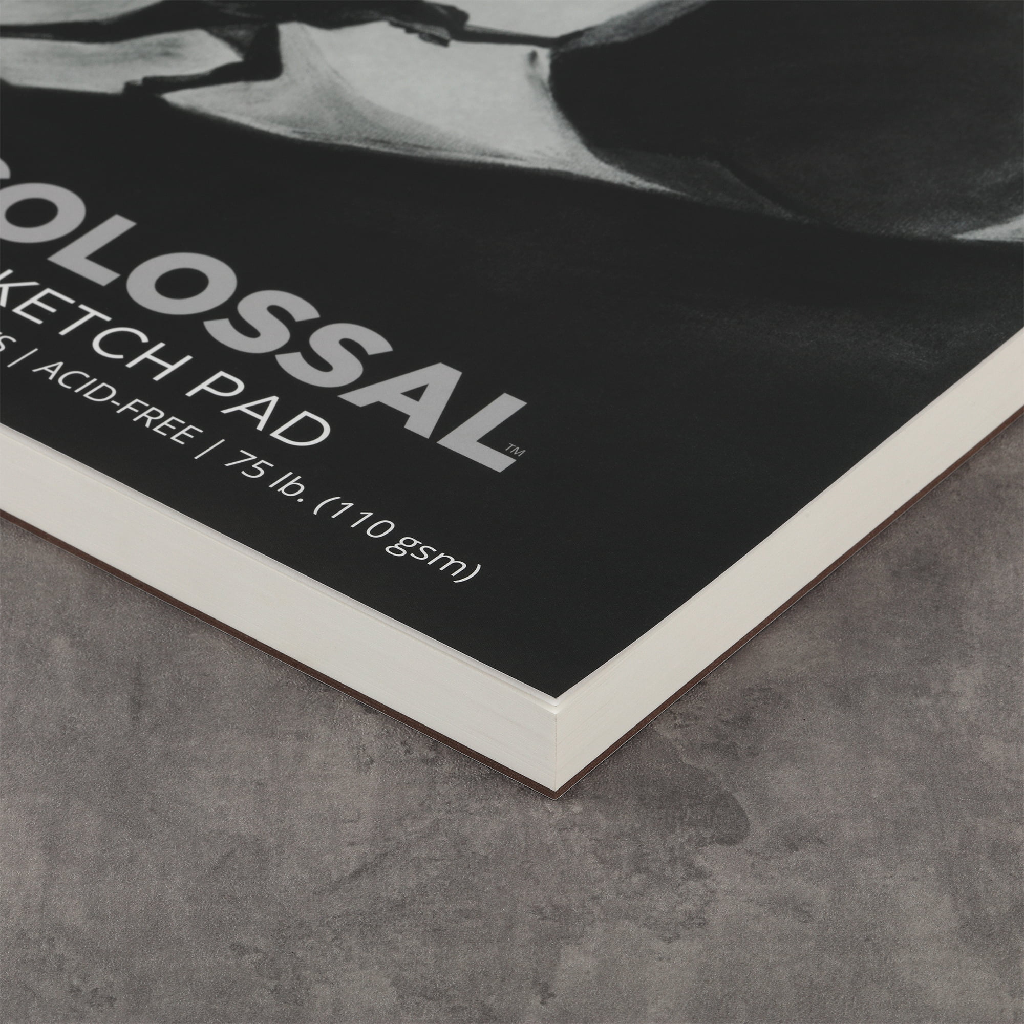 SoHo Urban Artist Colossal Sketch Pads 9x12" - Tape Bound Sketchbook for Artists, Dry Media, Graphite, Students, & More! - Single (100 Sheets)