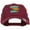 Wine, variant on Pumpkin Patch Patched Unstructured Cap - Black OSFM