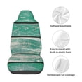 thumbnail image 4 of Fuzoiu Old Green Wooden Print Elastic Car Seat Covers, Seat Cover Protector,Universal Fit Interior Covers for Most Cars,Washable Seat Cover Non Slip for SUV,Sedan,Van, 4 of 5