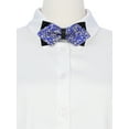 thumbnail image 4 of INSPIRE CHIC Men's Diamond Pre-tied Adjustable Neck Tie Fashion Bow Tie for Wedding Party Business Royal Blue, 4 of 5